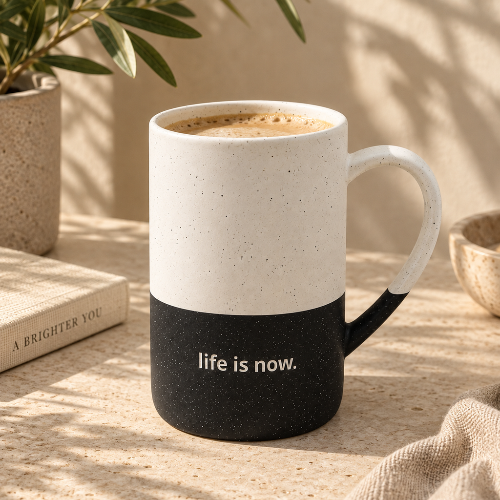 life is now. Mug