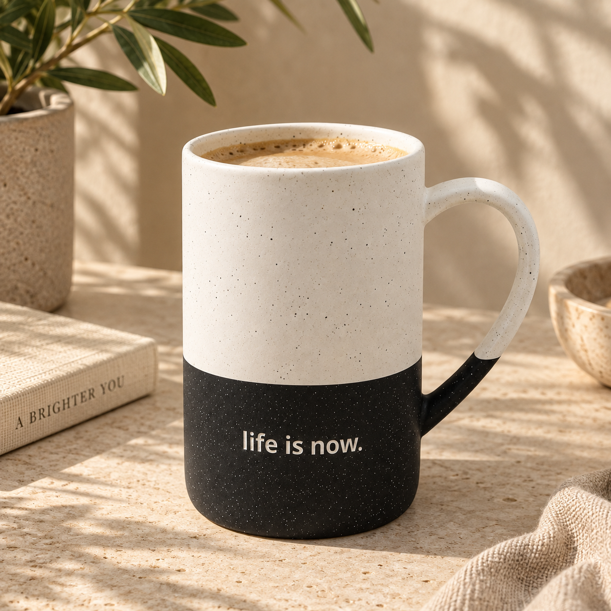 life is now. Mug